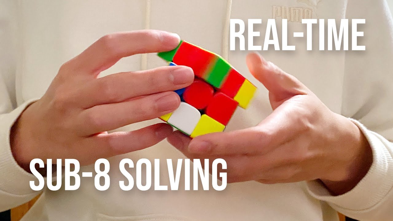one hour cube with me - real time with background music