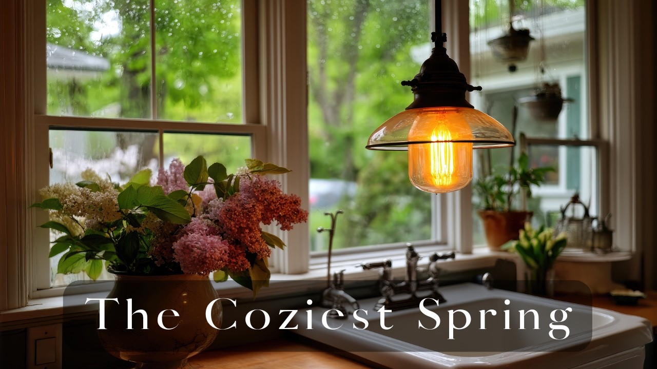 Vintage Farmhouse Spring Kitchen Tour: Thrifted Decor Ideas for a Cozy, Rustic Home