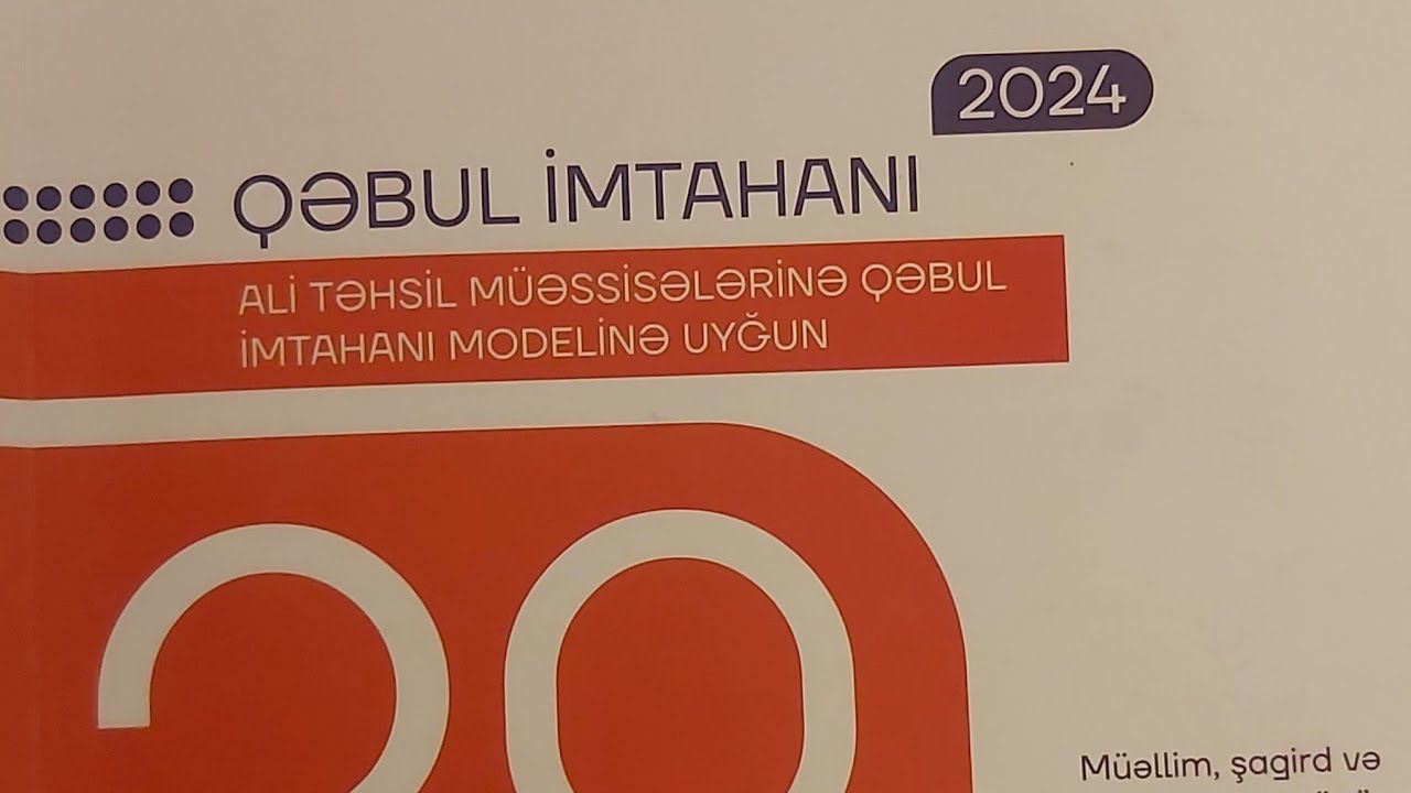 20  variant sınaq imtahanı SINAQ 6(IV qrup)