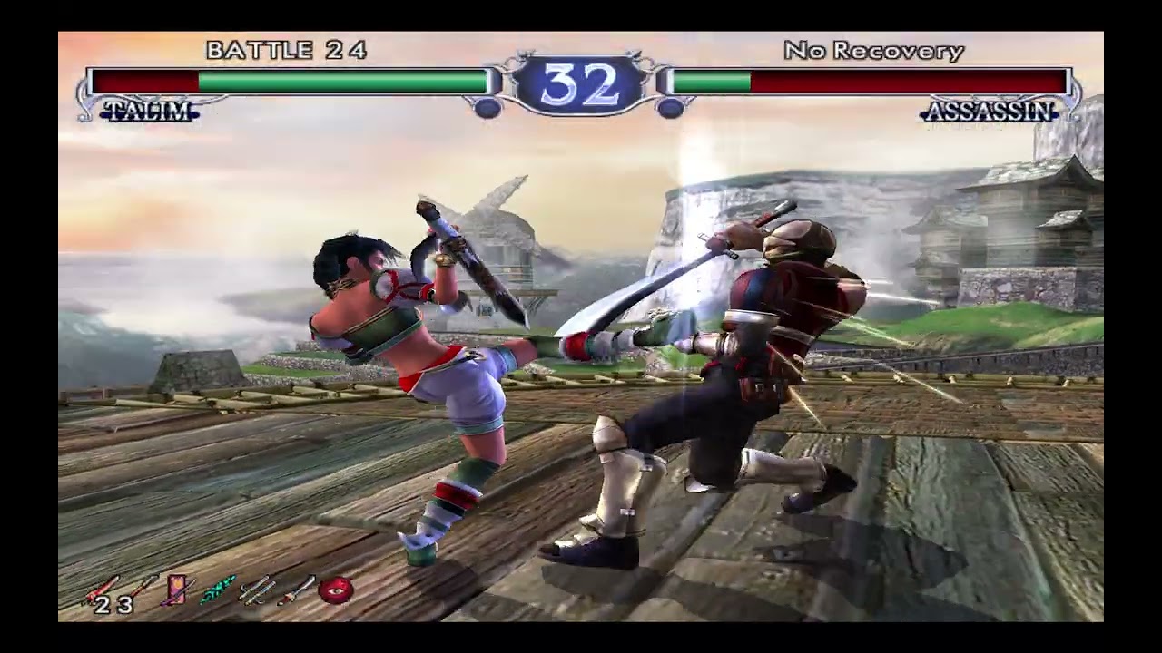 Soul Calibur 2 Survival No Recovery Talim 59 Wins