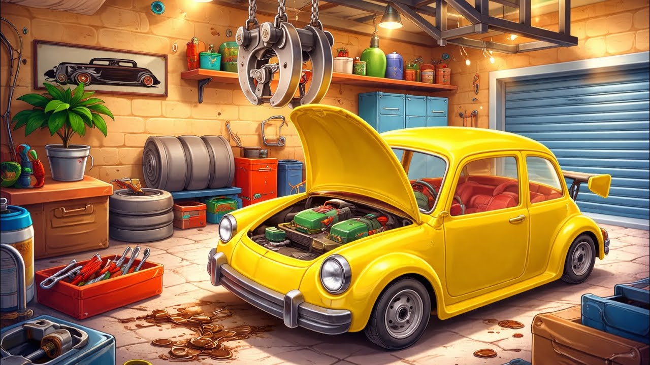 I AM CAT GARAGE! IS THE MECHANIC CRYING?