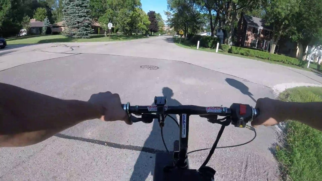 Bt80 motorized bike ride