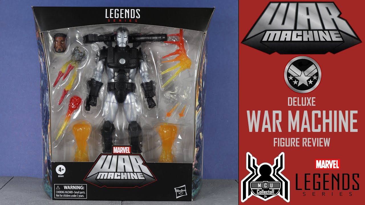 Marvel Legends Deluxe WAR MACHINE James Rhodey Rhodes Figure Review