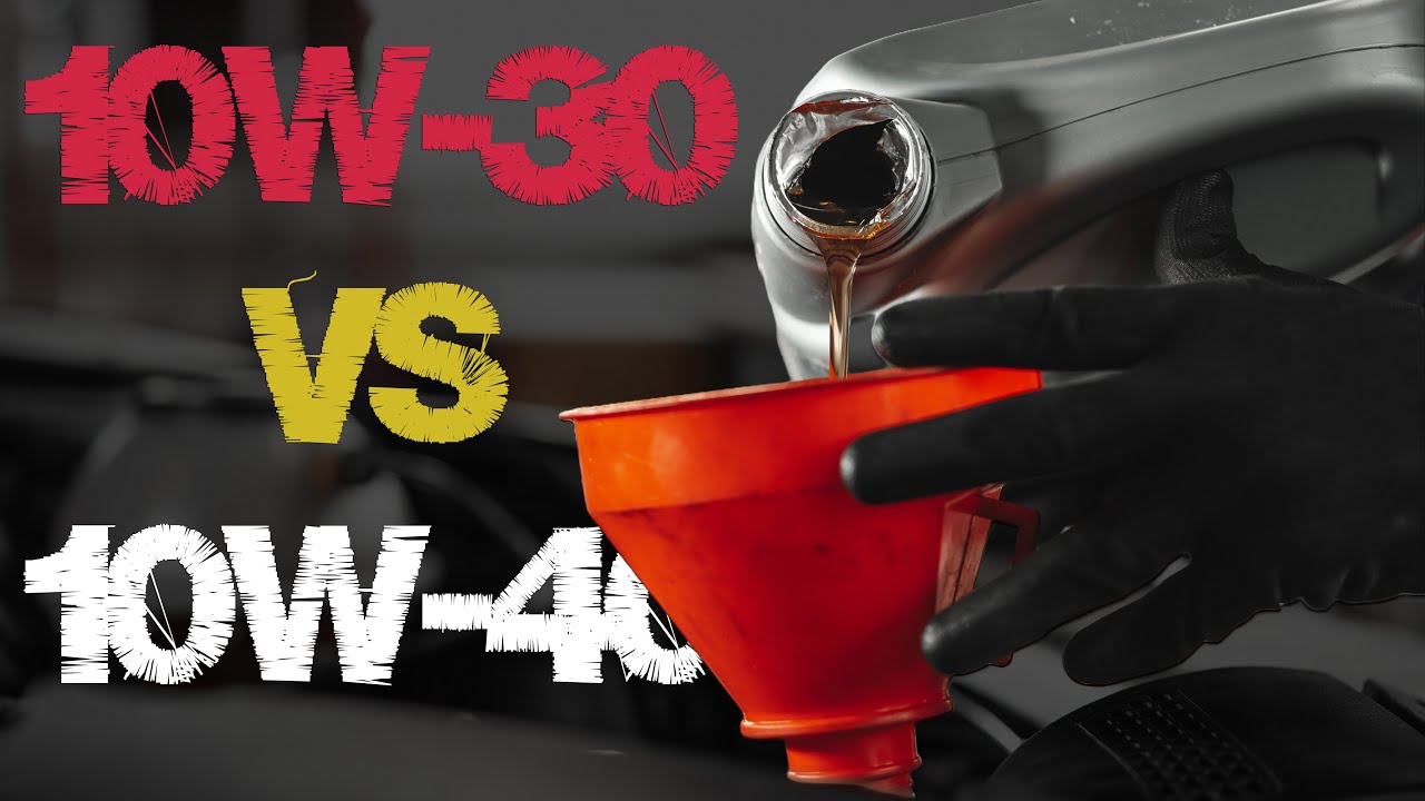 Difference Between 10W-30 vs 10W-40 Motor Oil