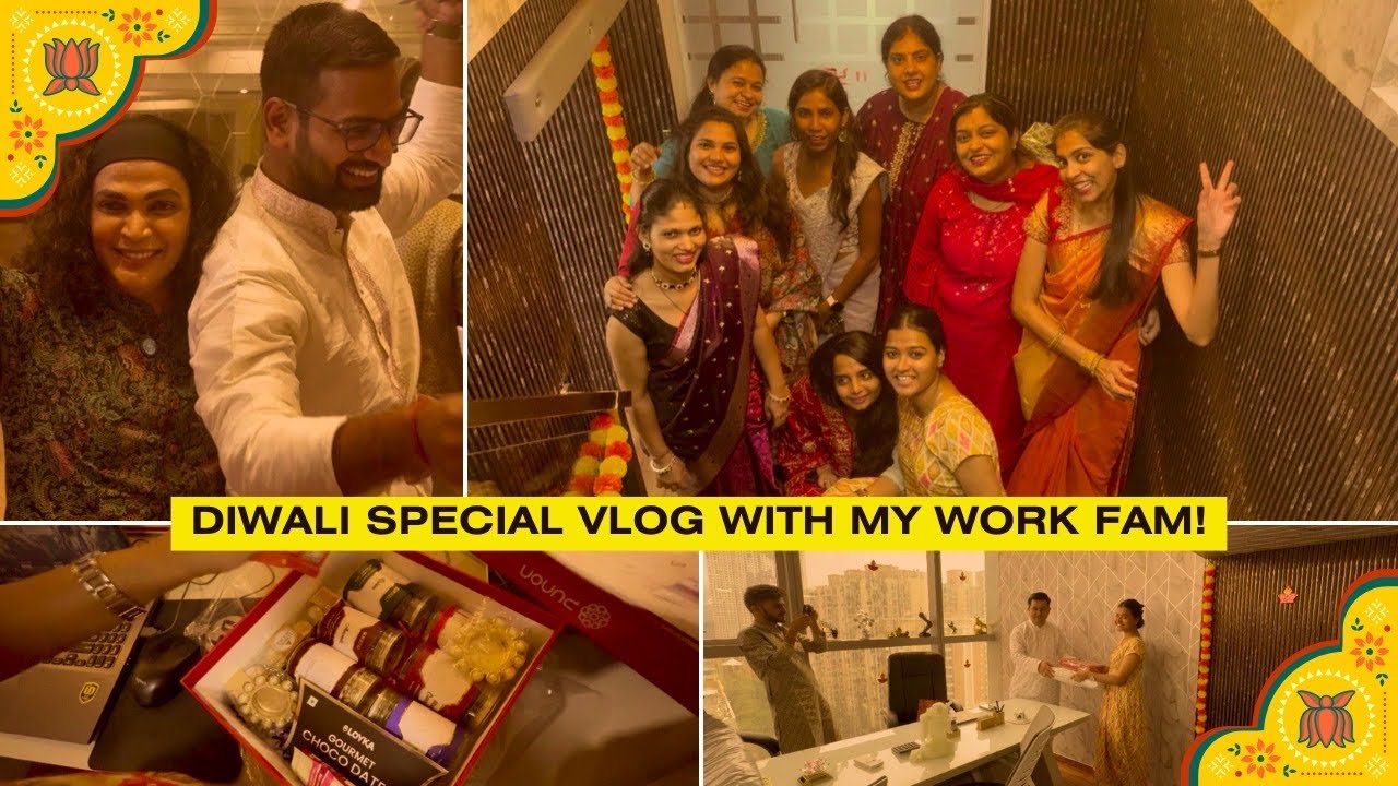 Happy Diwali Celebration At Office | Corporate Life | Diwali Celebration | Office Vlog |