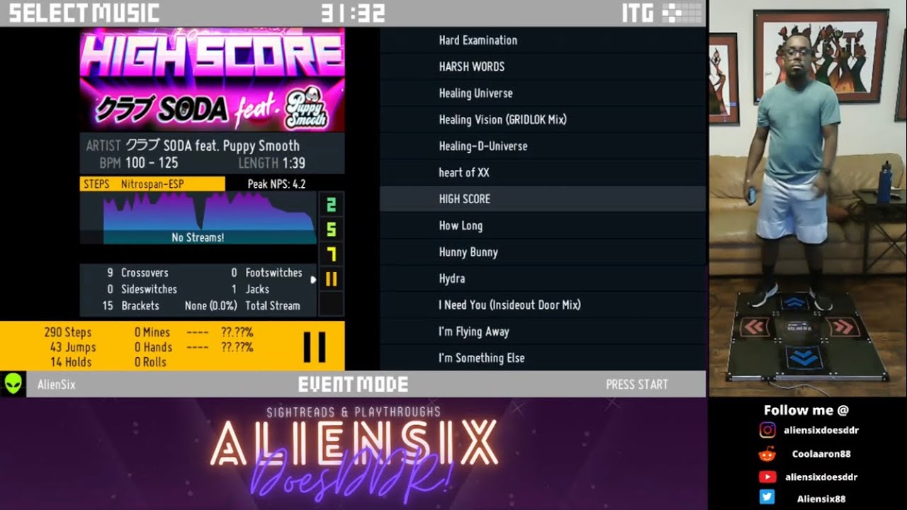 HIGH SCORE (11) '93.42' (S) [DDR XX]
