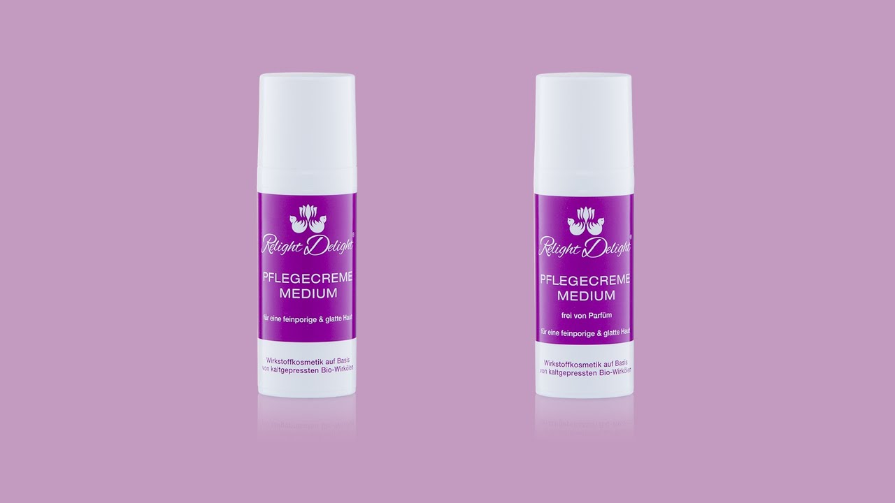 Relight Delight - Pflegecreme medium (mit & ohne Parf&uuml;m)