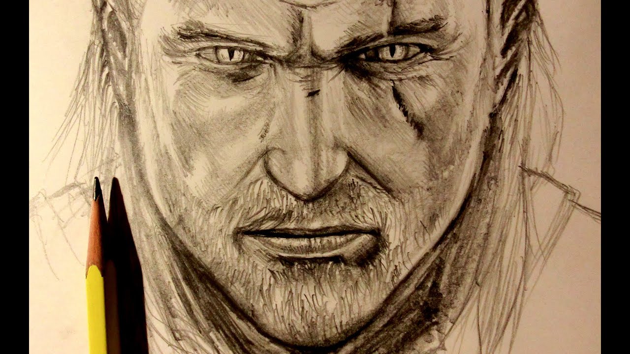 ASMR | Pencil Drawing 26 | Geralt (Request)