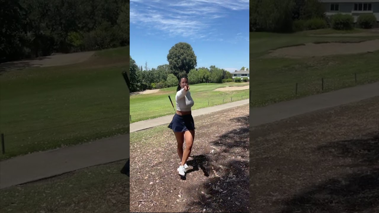 Play a hole with me. Par5 shot by FairwayFox  #bladesgolfclub #blades #nikkiblades #golf #golfswing