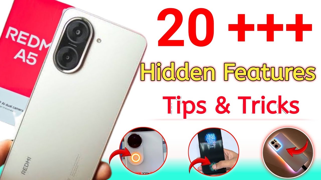 Top 20++ tips and tricks || Hidden feature || All hidden feature || Redmi a5 #smartfeatures