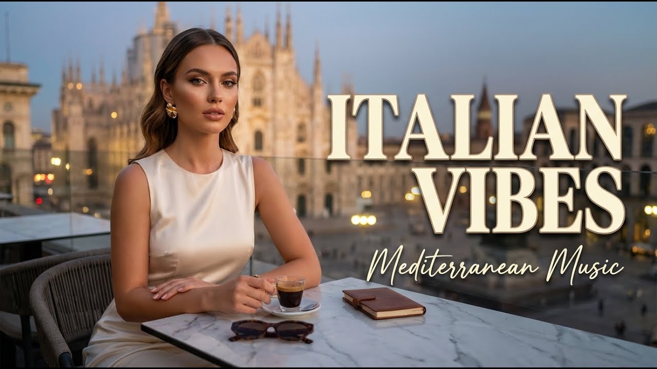 Luxury Italy Coastline 🌴 Mediterranean Music 2+ Hours | Amalfi Coast & Lake Como 4K