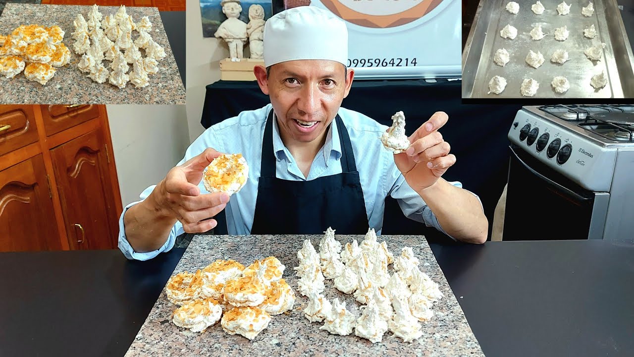 Volcanes de Coco, bocadito que te encantar sin gluten y fácil @Panadería y Pastelería con el toque de Luis