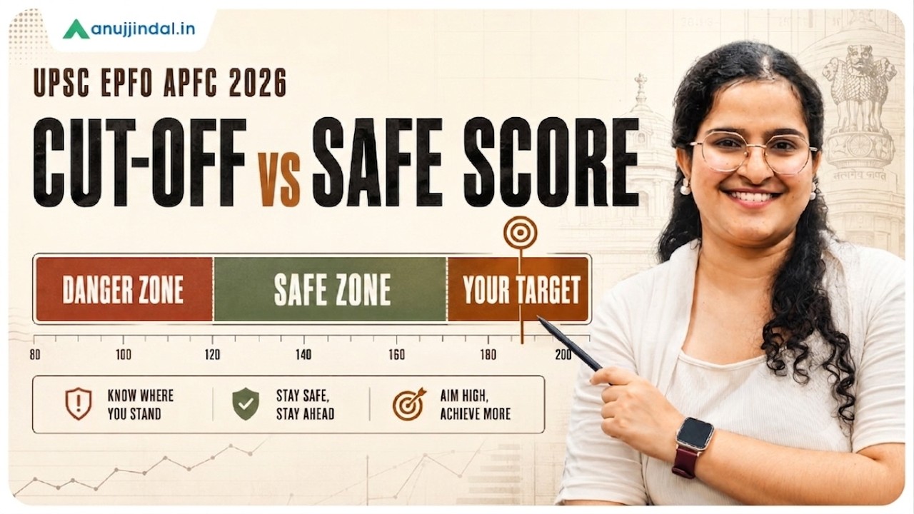 UPSC APFC: Target Score For 2026 | APFC 2026 | EPFO Cut Off | APFC Notification 2026 | Anuj Jindal