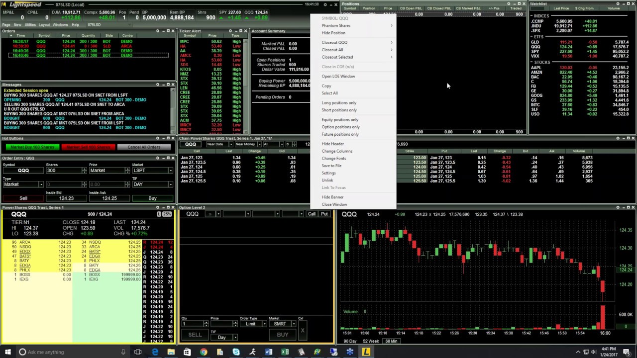 Lightspeed Trader 101 Intro to the Platform