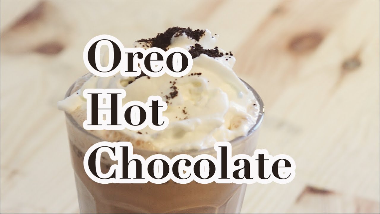 Quick Oreo Hot Chocolate Recipe !