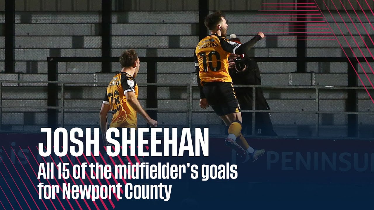 JOSH SHEEHAN | All 15 of the midfielder's goals for Newport County