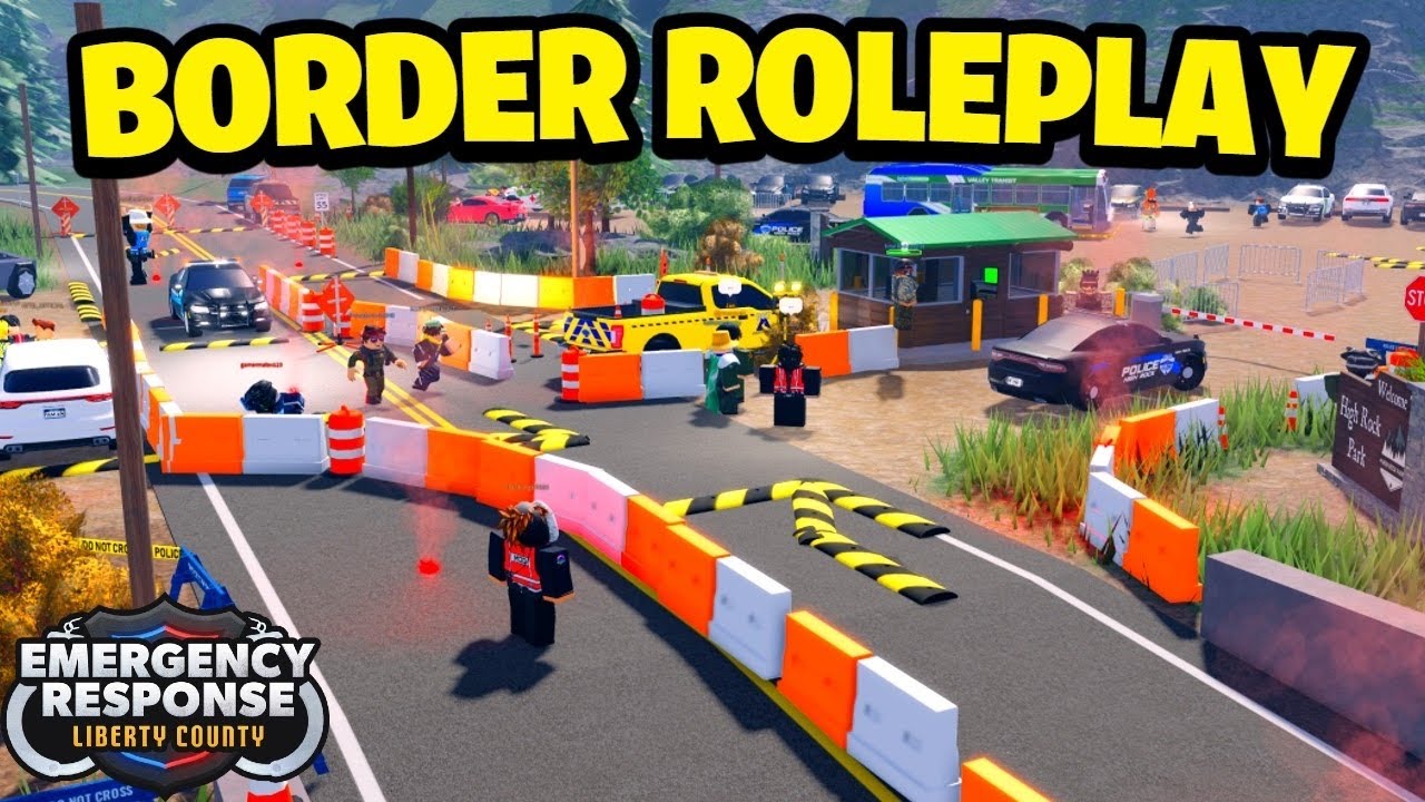I played BORDER roleplay severs in Erlc Roblox…