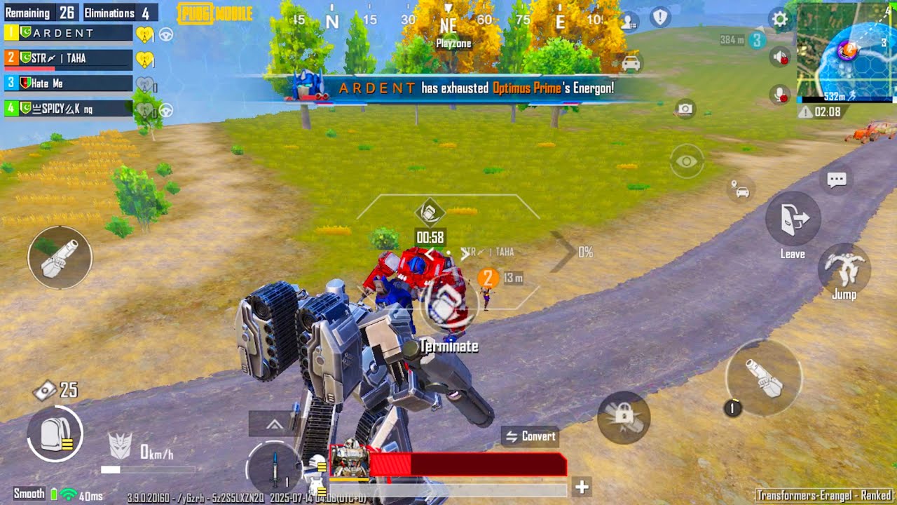 Complete The Special Megatron Challenge 1 Time In PUBG Mobile