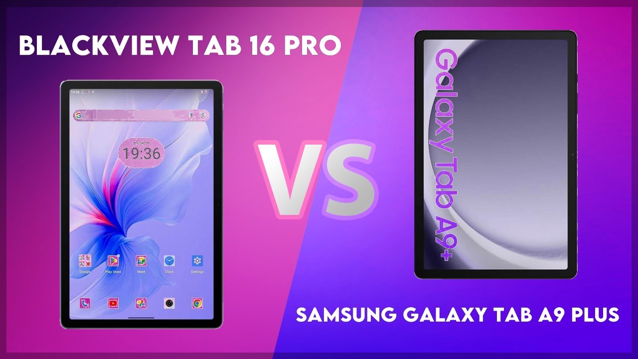 Blackview Tab 16 Pro vs Samsung Galaxy Tab A9 Plus Technical Comparison