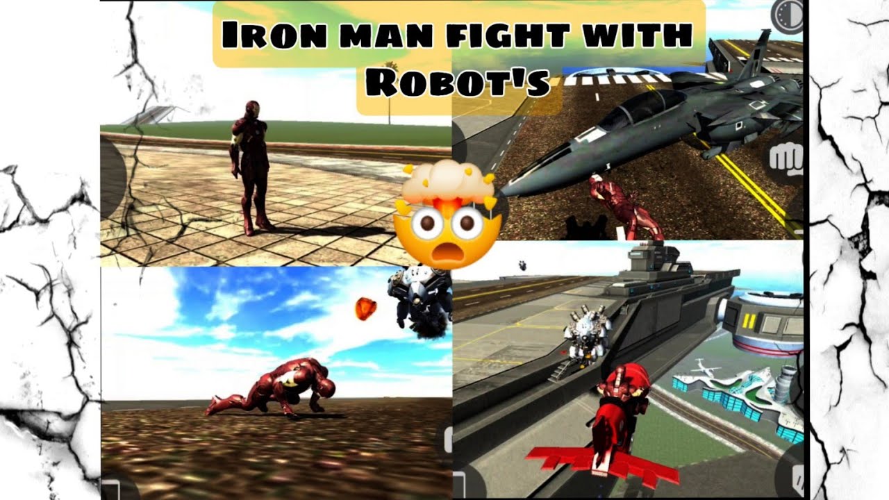 NEW UPDATE in indian bikes driving game IRON MAN FIGHT 💥WITH ROBOT'S 🤖| Full Action Gameplay
