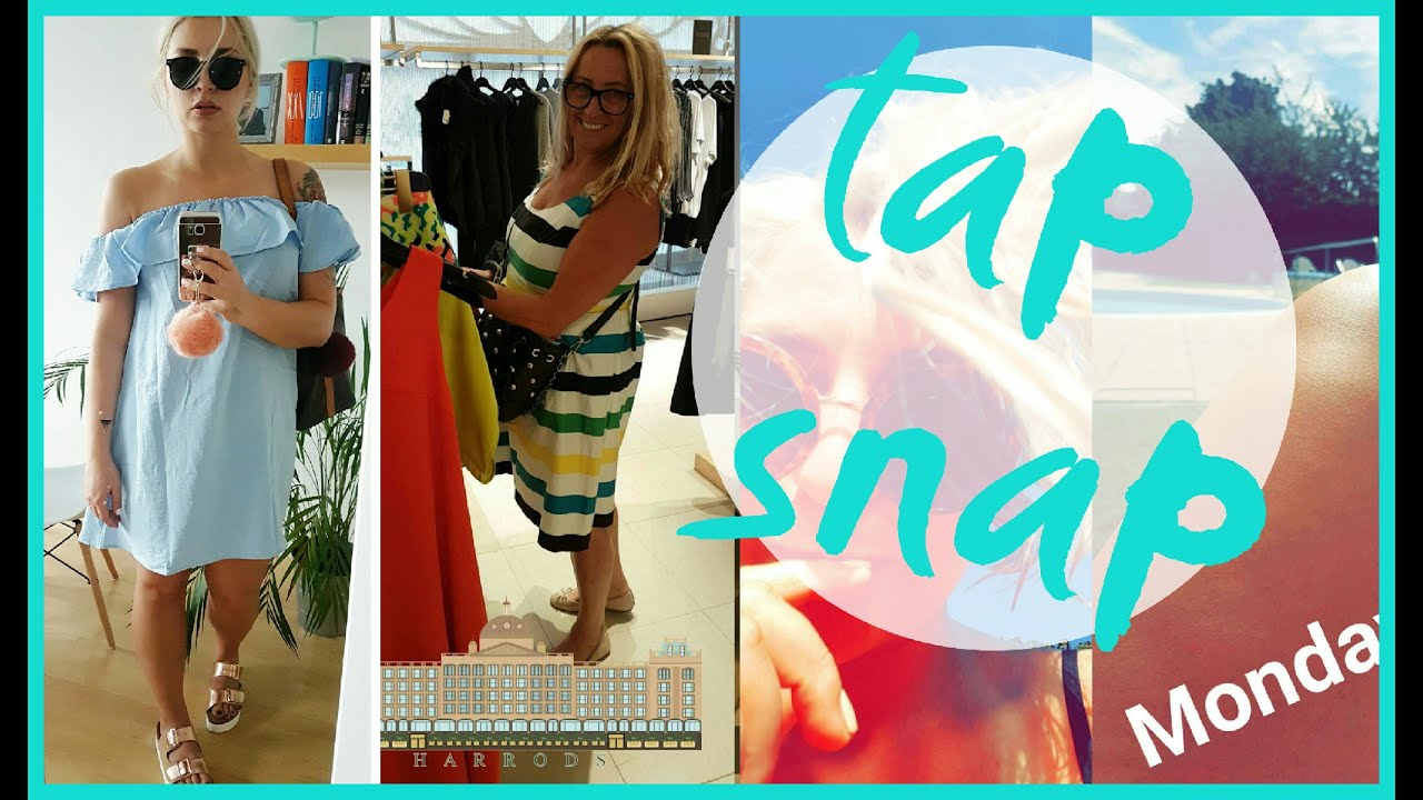 ŁAP SNAP 12  ❤ Harrods z Mamą i londyńskie upały ❤ snapchat vlog ThePinkRook