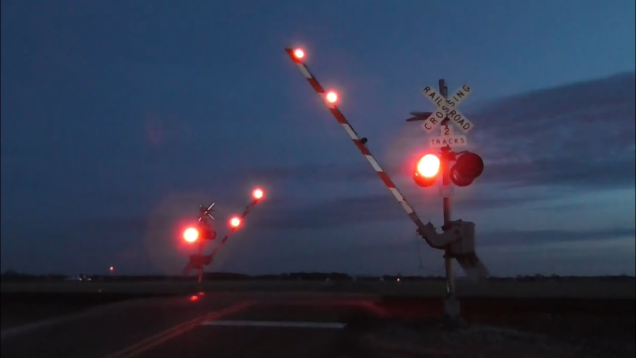 Railroad Crossings at Night