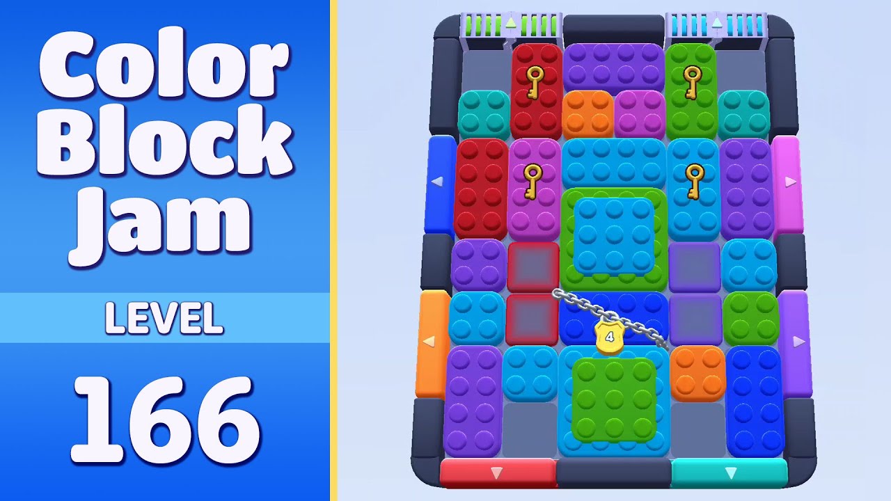 Color Block Jam Level 166 | Every Puzzle Solved! 🎯
