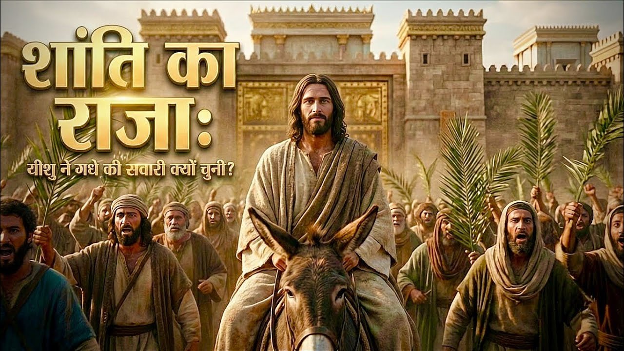 शांति का राजा: यीशु ने गधे की सवारी क्यों चुनी? | Palm Sunday Hindi | यीशु के आख़िरी 7 दिन - EP 1