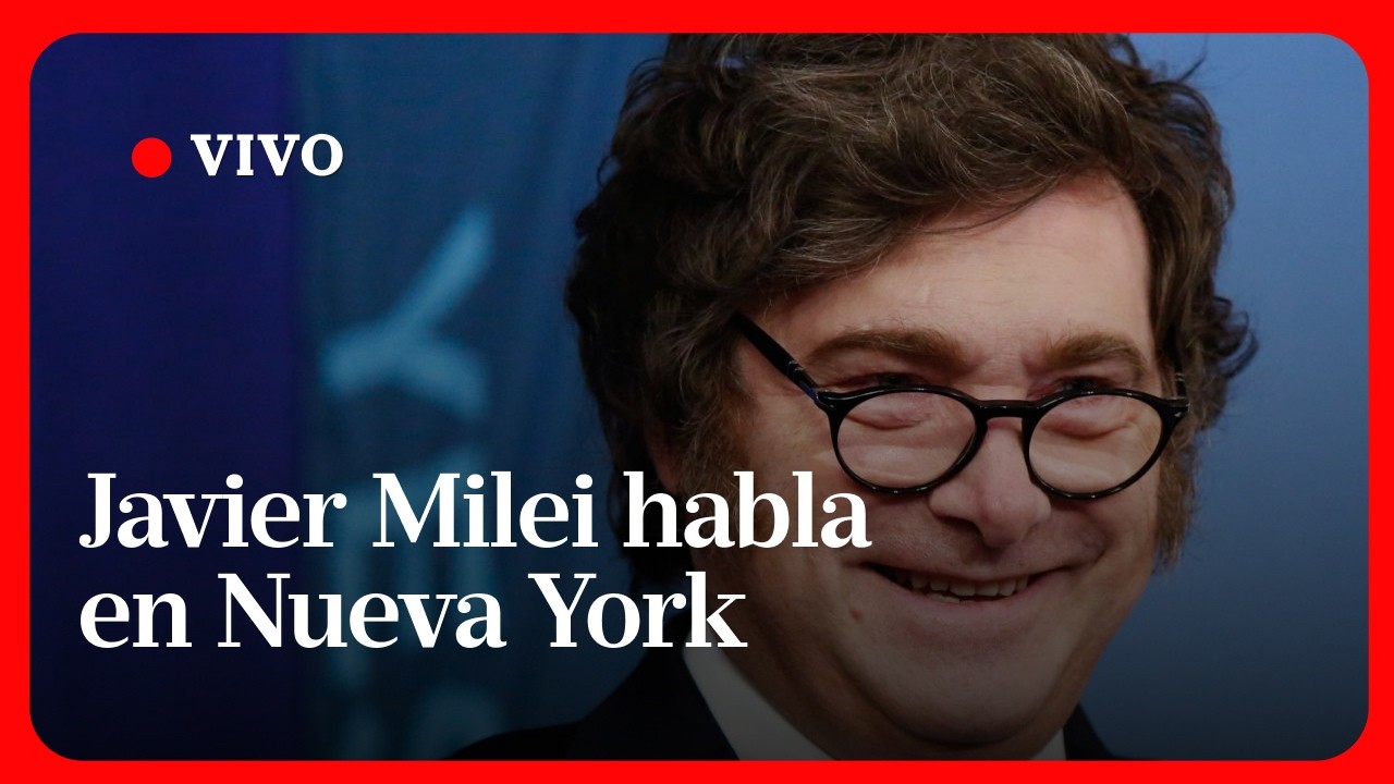EN VIVO | Tras un día de convulsión en los mercados, Milei habla en la 