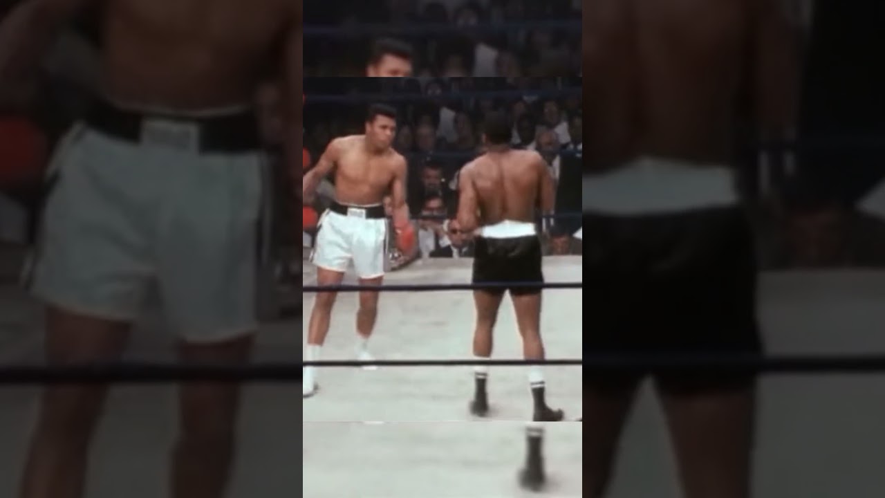 Бой против Листона, который сделал Мухаммеда Али известным. #muhammadali #бокс #мухаммедали #shorts