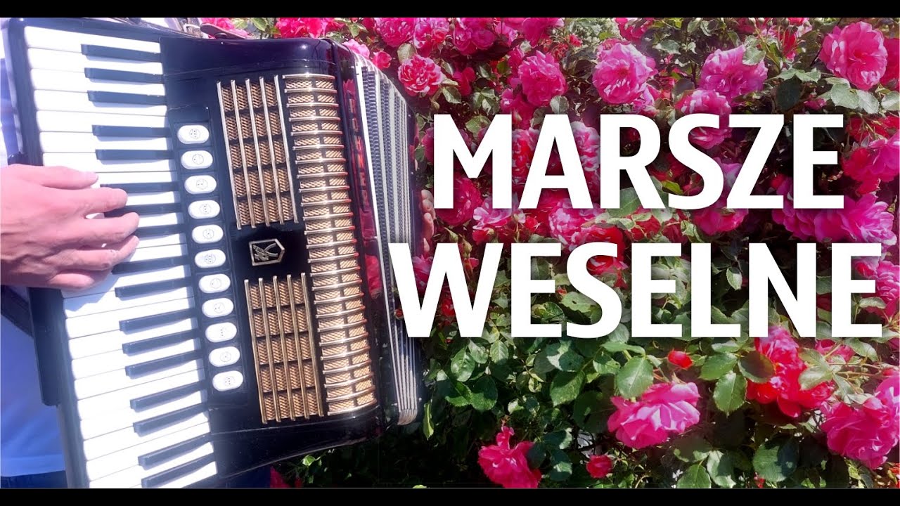 Marsze weselne na akordeonie i saksofonie