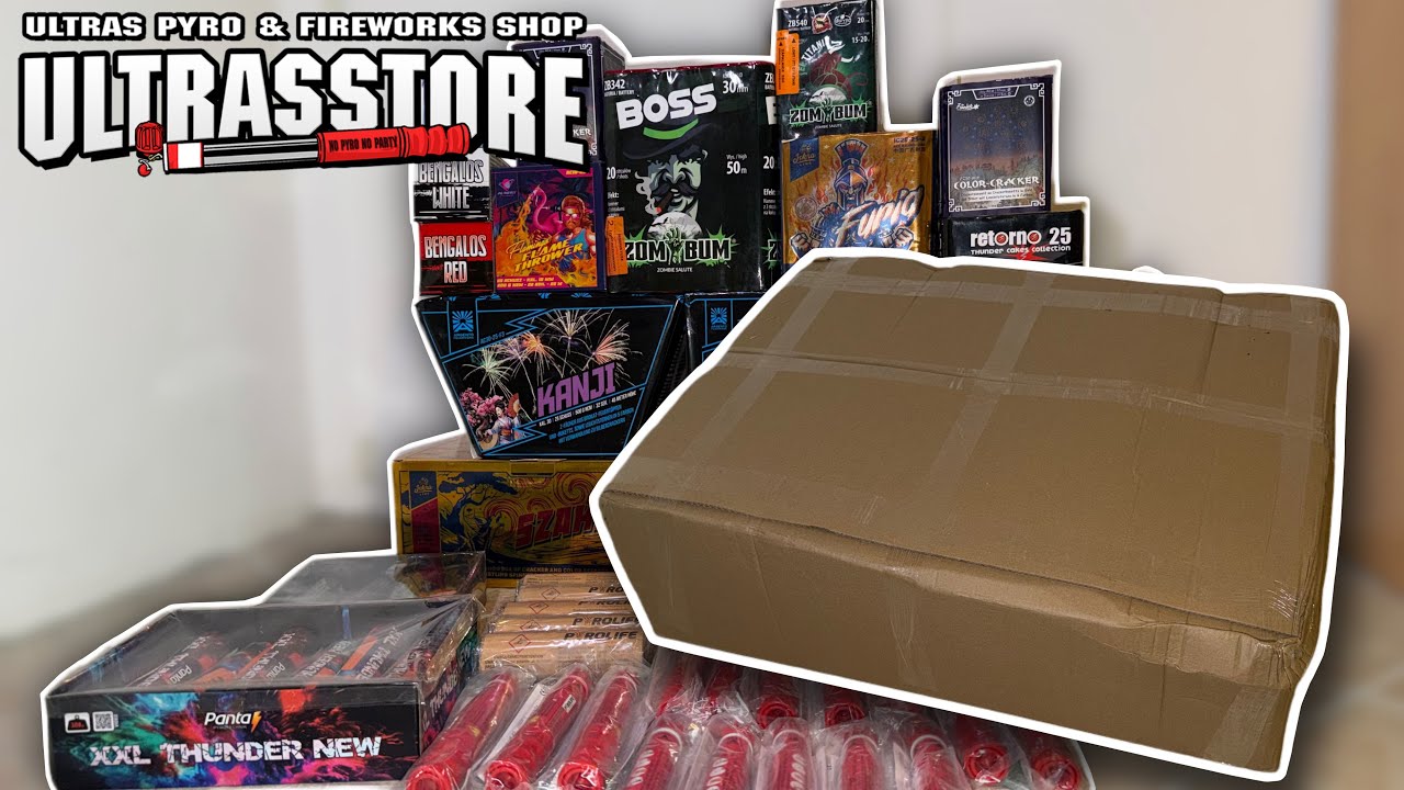 XXL Ultrasstore Feuerwerk Unboxing 2025 | Polenböller, Pyro Shop 