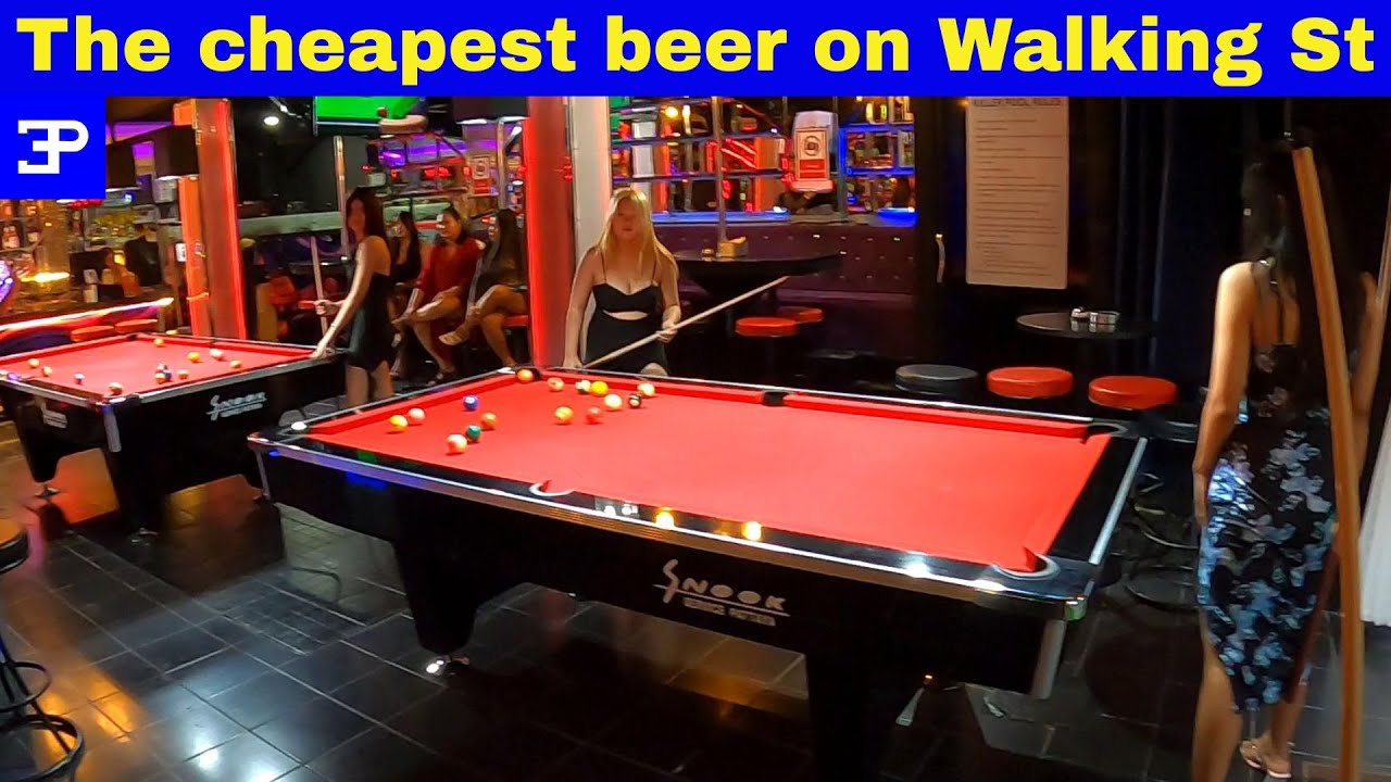 The cheapest beer on Wk St Pattaya