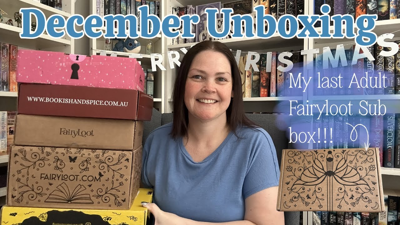 December unboxing | Fairyloot | Broken Binding | Locked Library | Bookish & Spice