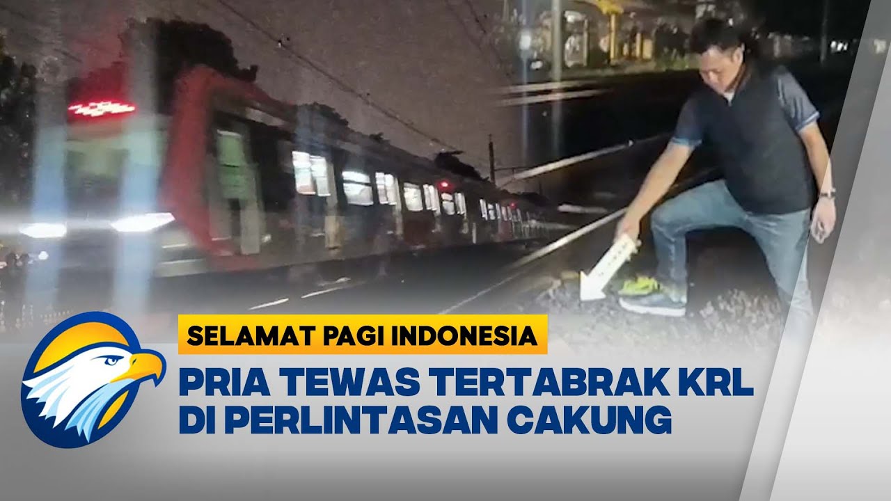Olah TKP Kecelakaan Maut di Perlintasan Rel Cakung Jakarta Timur [Selamat Pagi Indonesia]