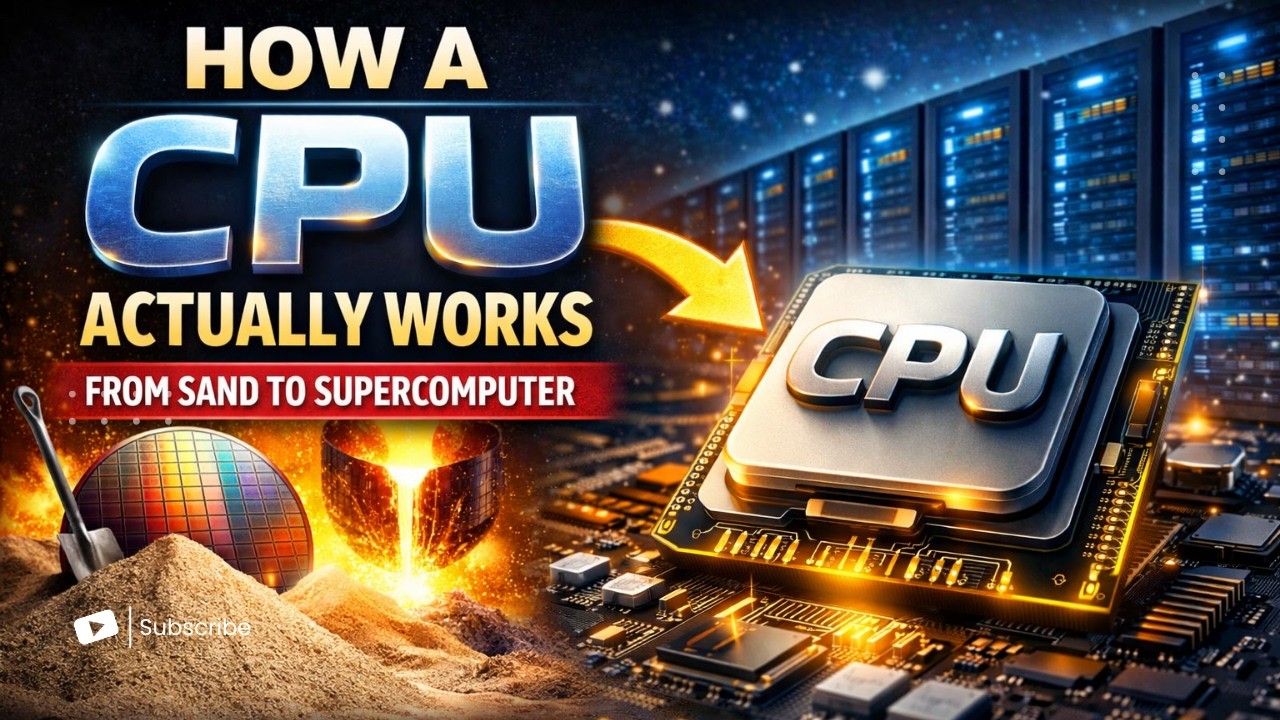 How a CPU Actually Works - From Sand to Supercomputer (100 Billion Transistors)
