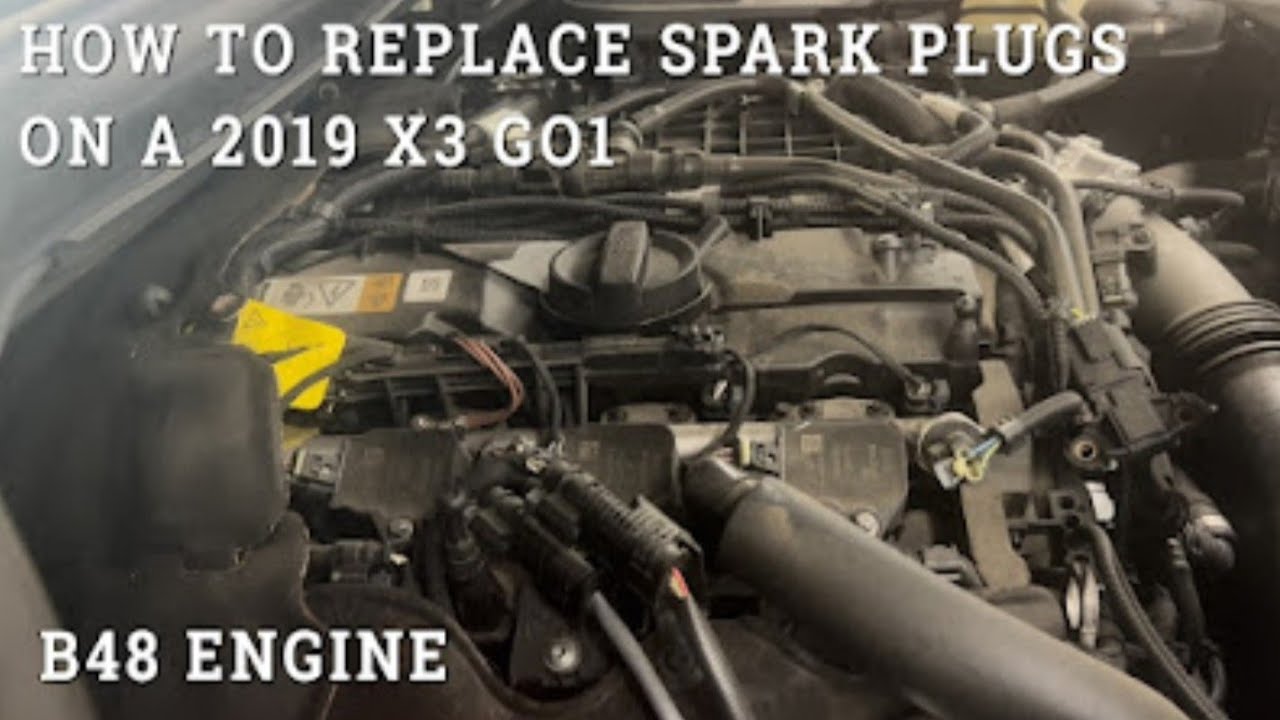 How to Replace Spark Plugs BMW 2019 G01 X3  B48 Engine Fast and easy!!