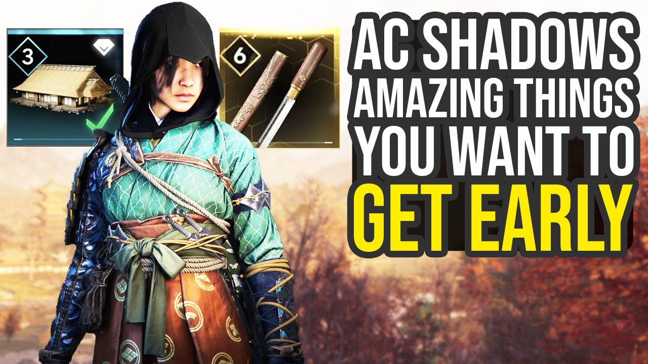 Amazing Things You Want To Get Early In Assassin's Creed Shadows... (AC Shadows Tips And Tricks)