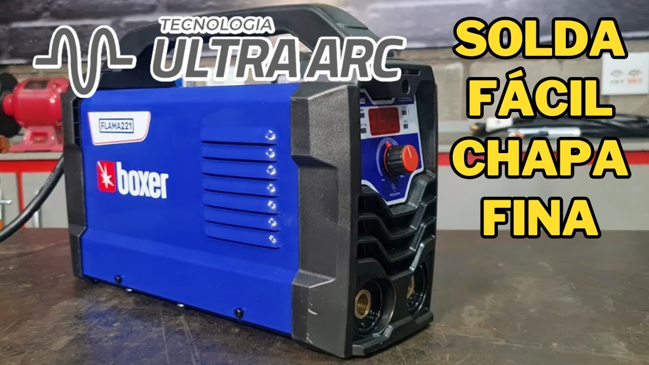 Nova Inversora de Solda FLAMA 221 da Boxer Soldas - NOVA TECNOLOGIA ULTRA ARC