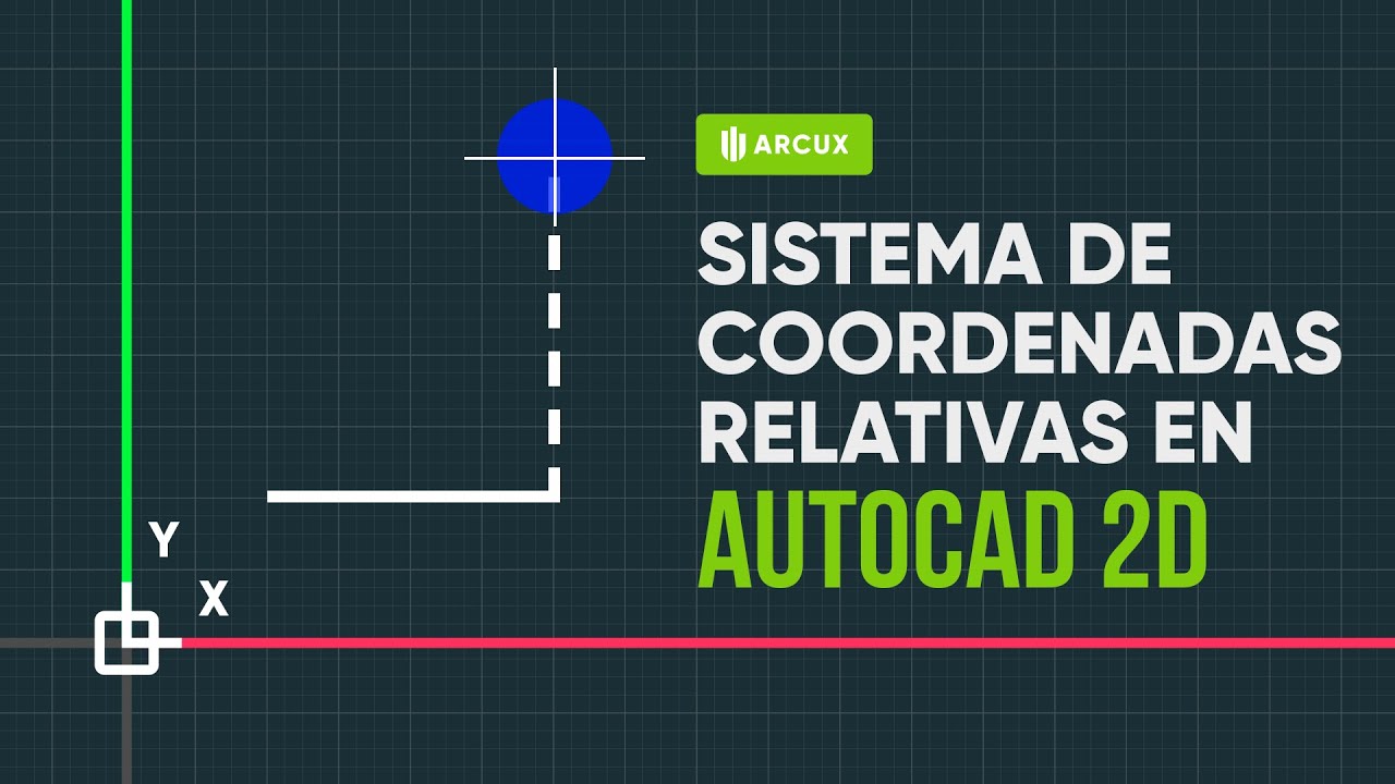 Sistema de coordenadas relativas en Autocad 2D  | Curso de AutoCAD 2D #18