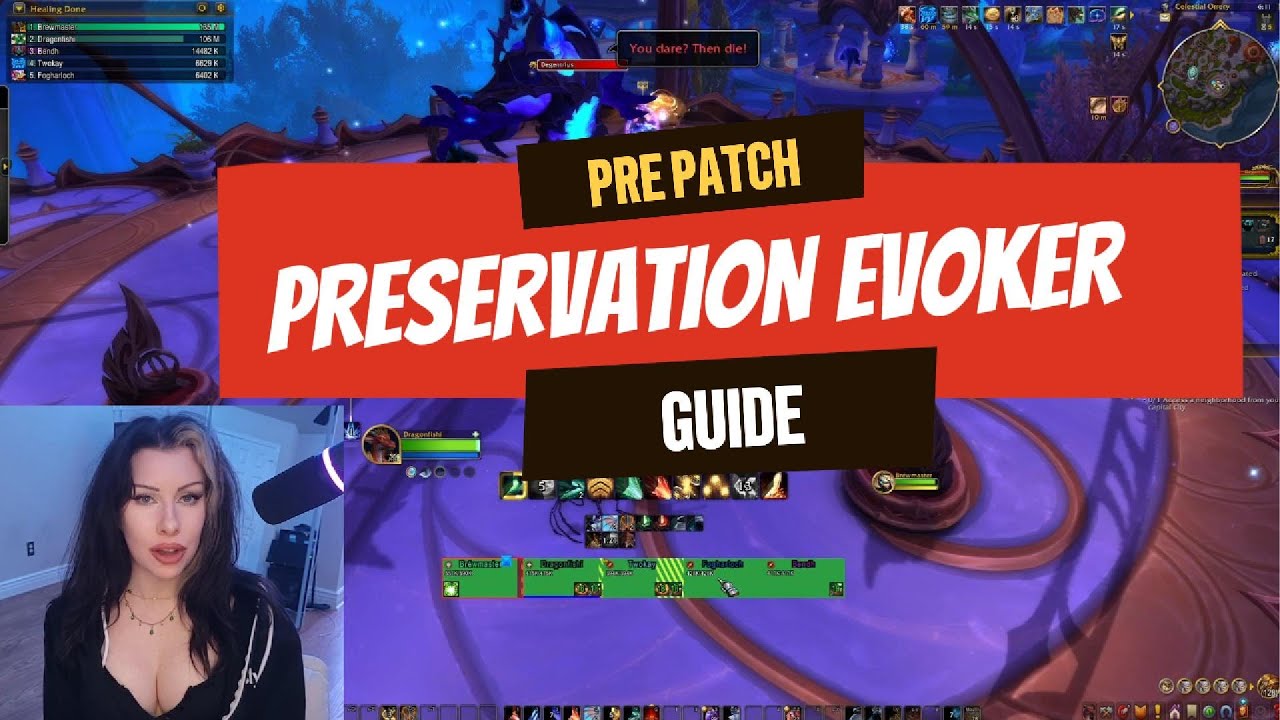 Preservation Evoker Quick Guide for Midnight PrePatch 12.0.1: talents, gameplay, strength raid & M+