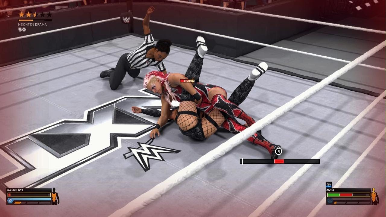 WWE 2K26 Jazmyn Nyx vs Zaria