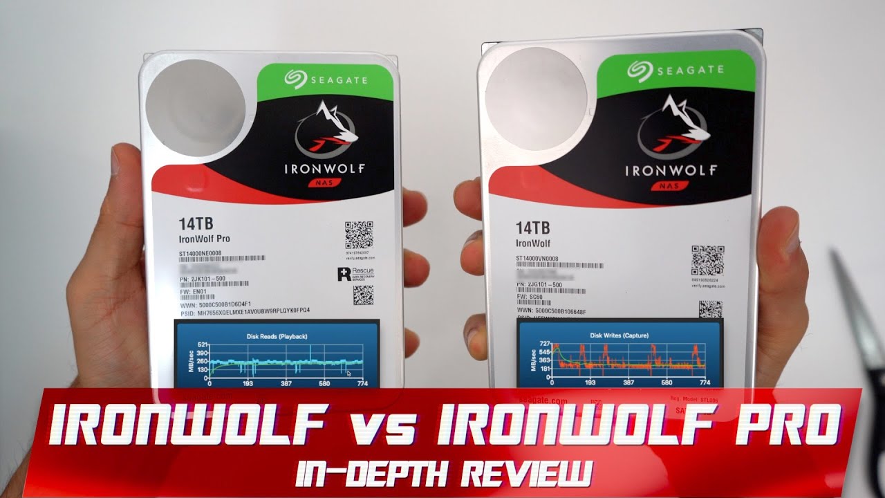 Seagate IronWolf против IronWolf Pro 14 ТБ | Лучший жёсткий диск 2019 года