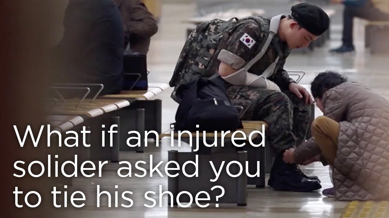 What If an Injured Soldier Asked You to Tie His Shoe? ENG SUB • dingo kdrama