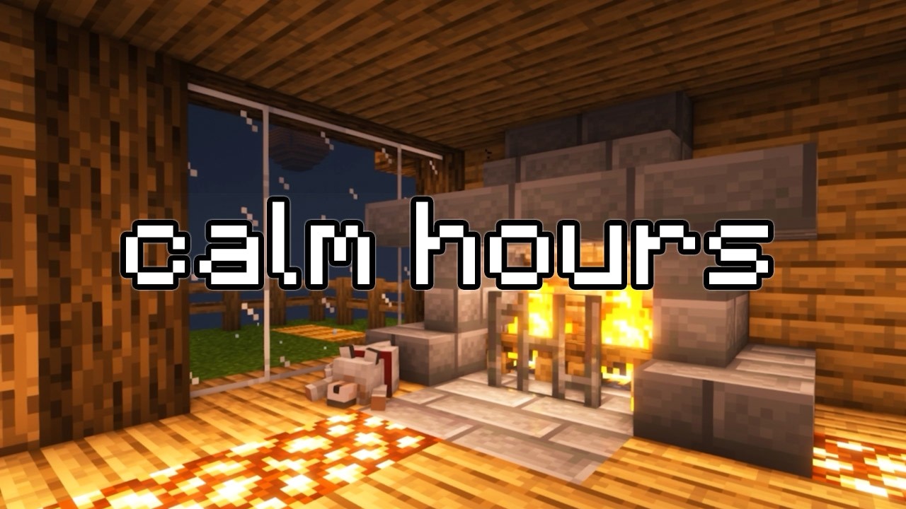 pov: problems won't, just relax... (minecraft music & night campfire)