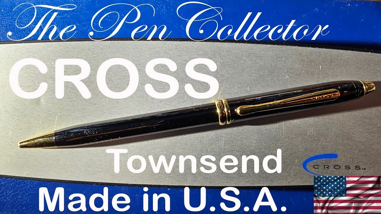 Обзор шариковой ручки CROSS Townsend Black Lacquer Gold