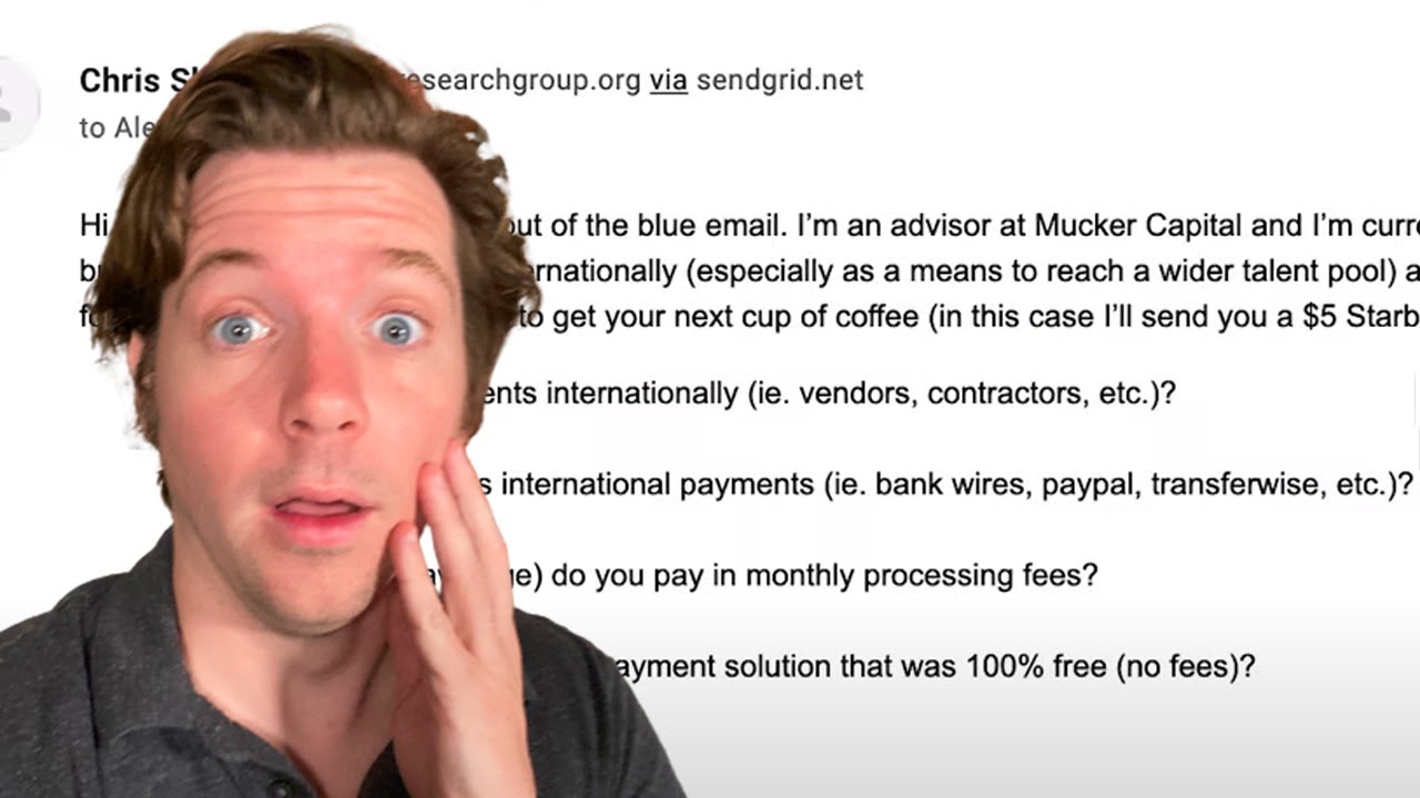 two hours of your time (cold email teardown)
