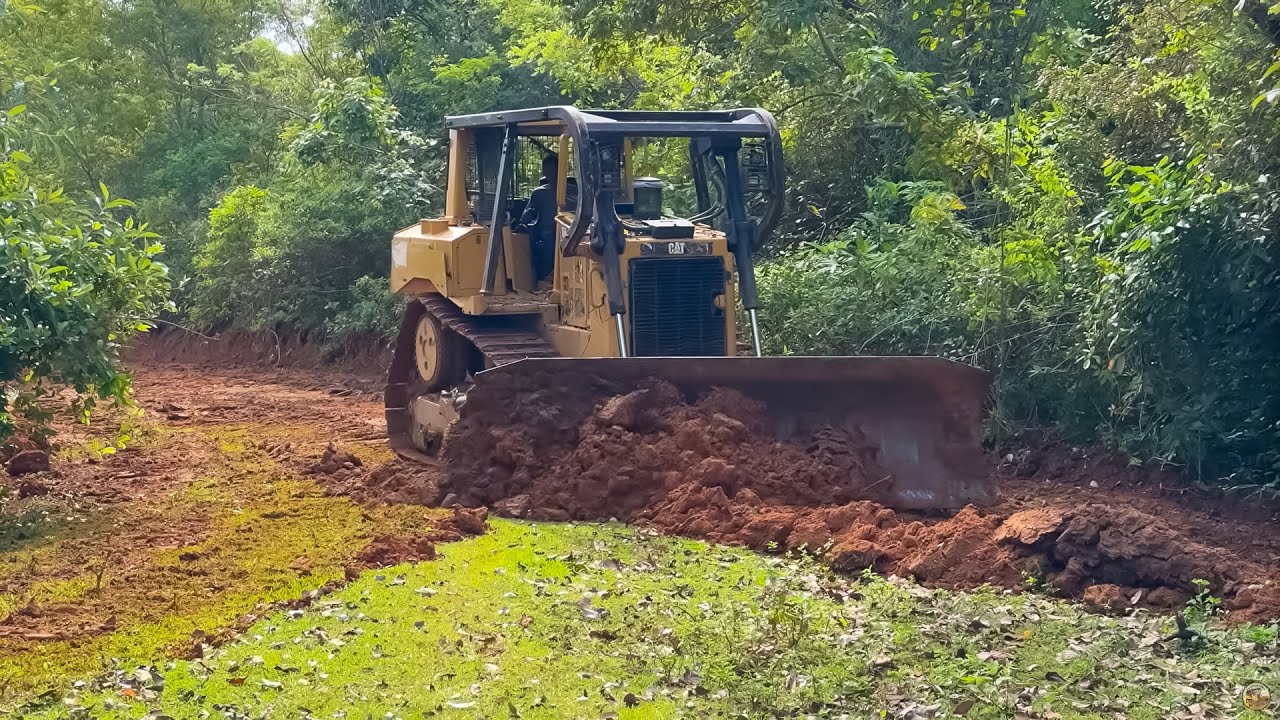 Excellent Project Reviving Plantation Road Infrastructure with a D6R XL Bulldozer