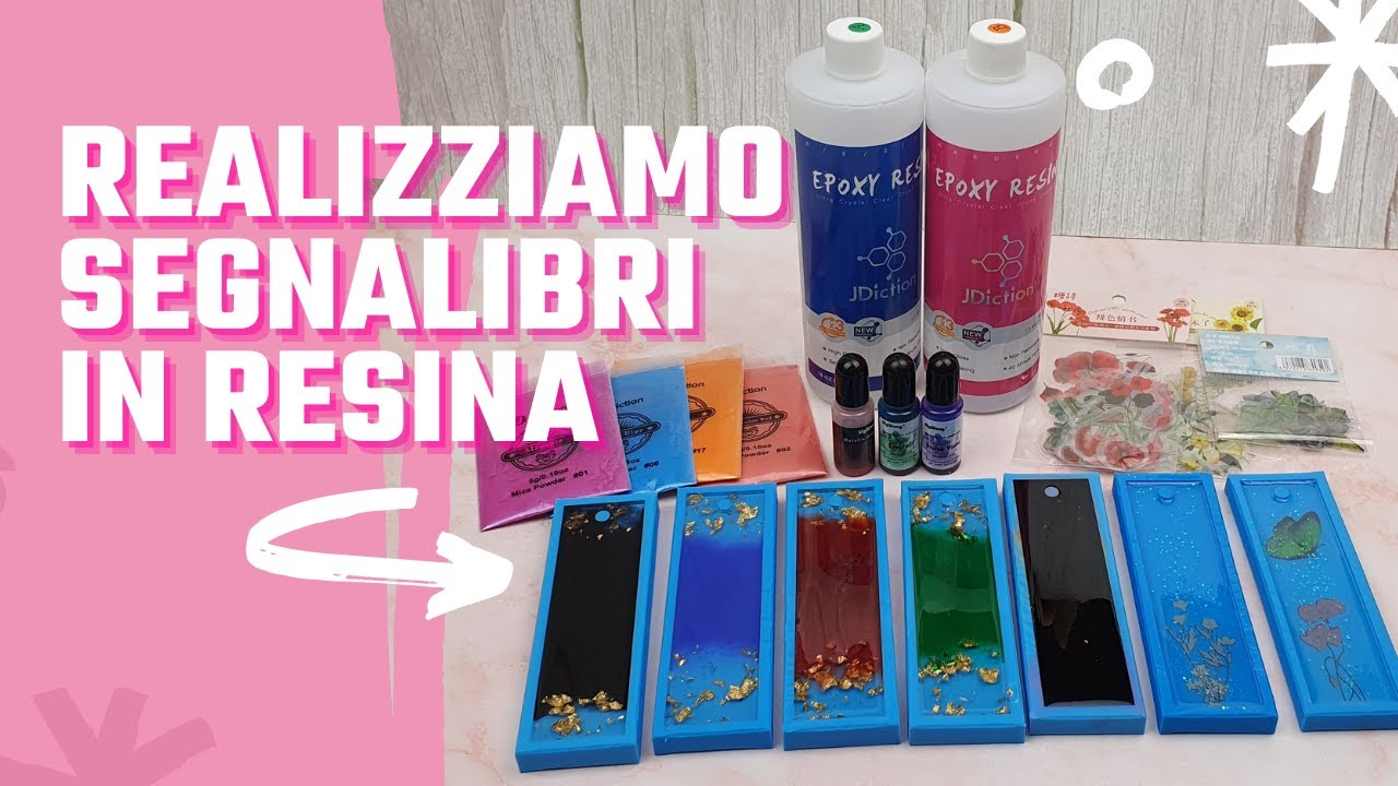 Realizziamo SEGNALIBRI in resina | Sissy's Creations