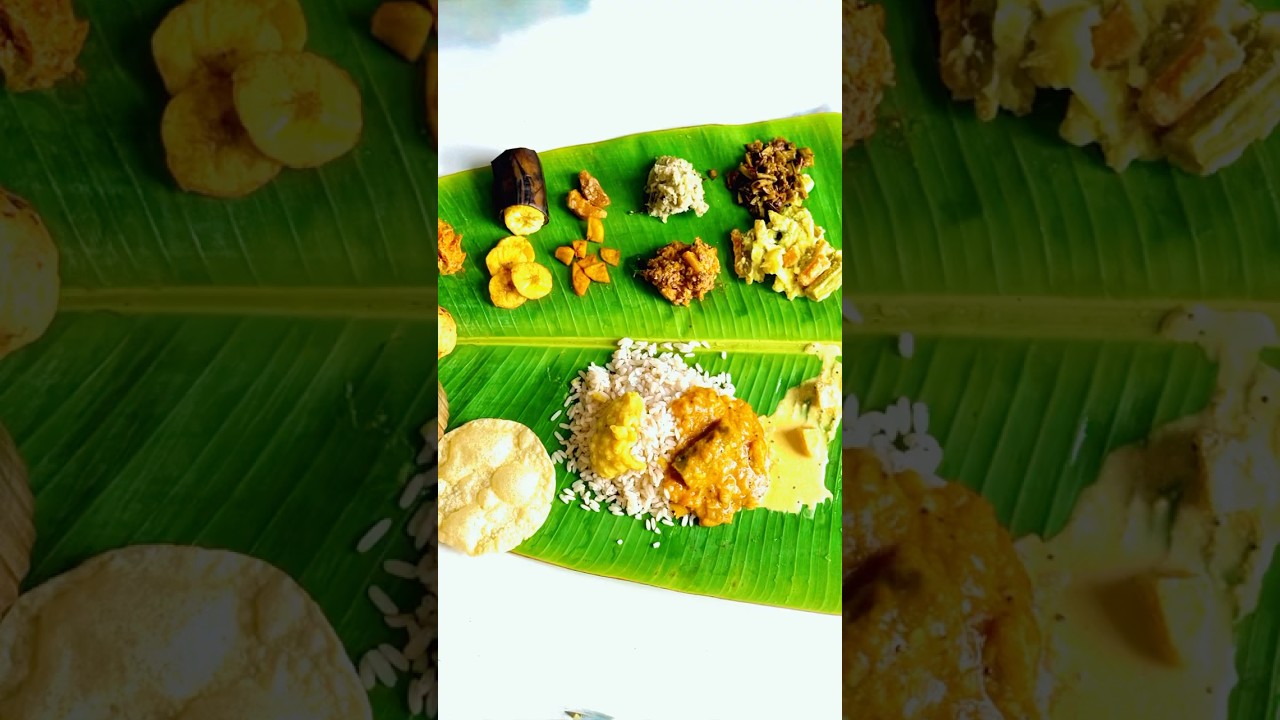 🌼Vishu Sadya from Scratch🌼 #food #sadya #vishu #vishukani #music #trending #cooking #lunch #recipe